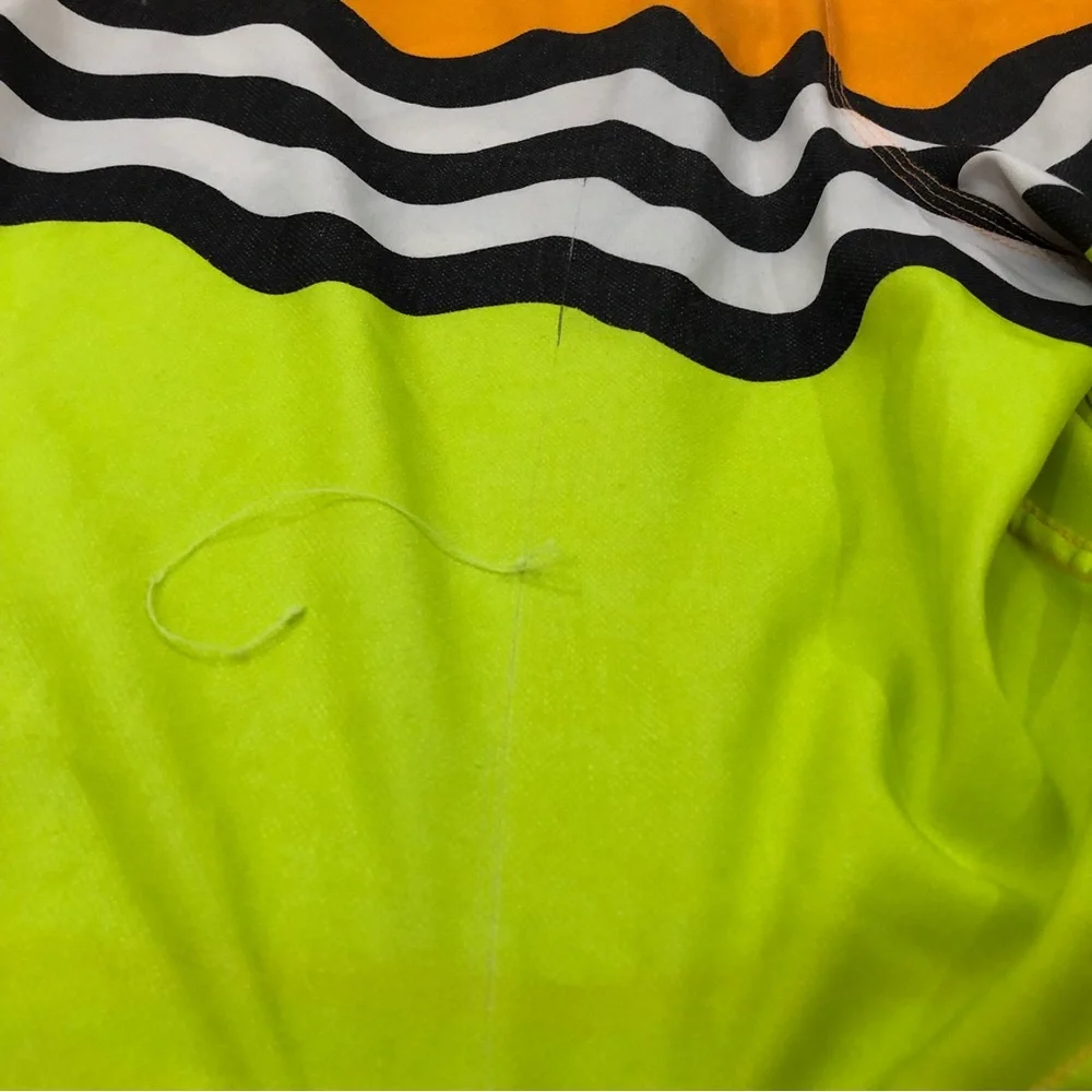 O’NEILL Jordyfreak Neon Orange & Yellow Surf Swim Trunks Board Shorts Men’s 34.